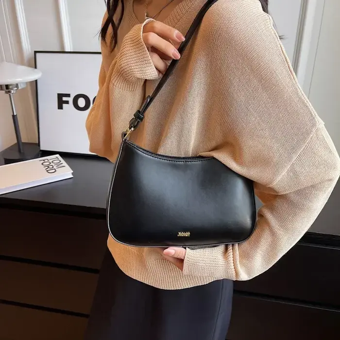 Sacs à bandoulière rouges sous les bras pour femmes, nouvelle Texture en cuir, sac à bandoulière de 
