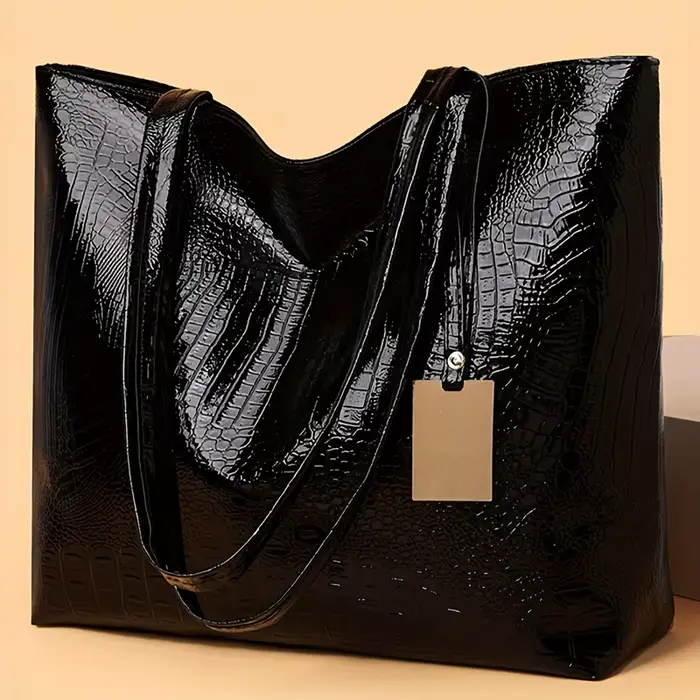 Sac fourre-tout Vintage pour femmes, sac à main de grande capacité, sac à bandoulière avec fermeture