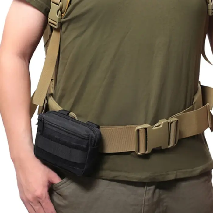 EDC Pack hommes Molle taille ceinture Oxford tissu hanche pochette Fanny