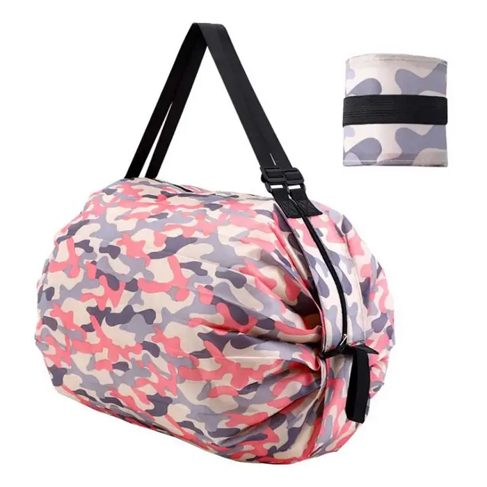 Sacs de rangement Sac d'épicerie de supermarché Sac Cумка Sac de courses pliable étanche voyage en p