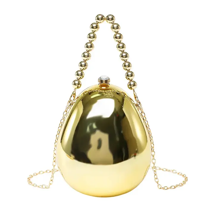 Nouveau sac en coquille d'œuf en acrylique 2025, sac messager design de niche pour femmes, sac de dî