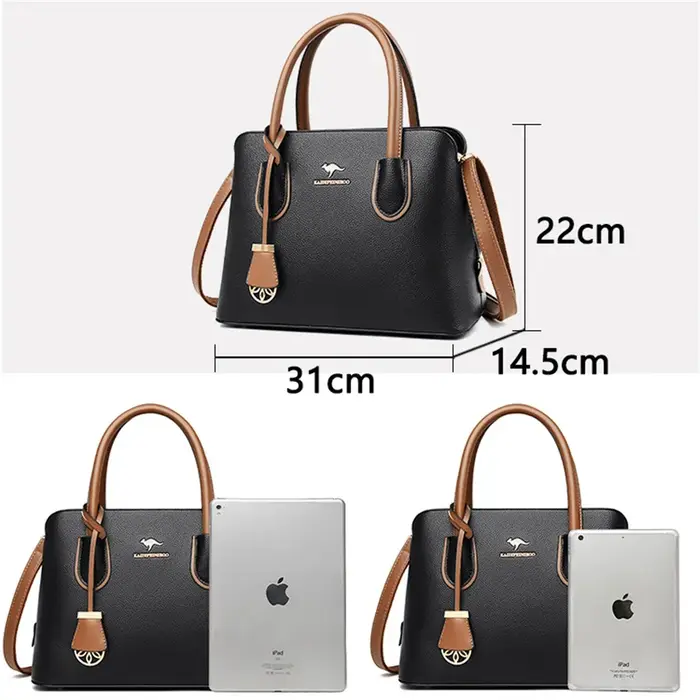 Sacs à main en cuir de luxe pour femmes, sacs à bandoulière design, fourre-tout de grande capacité,