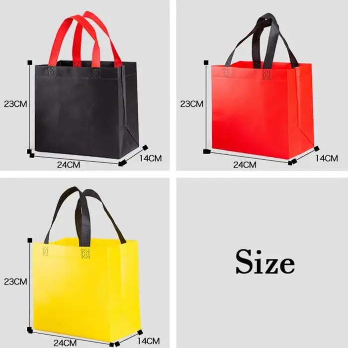 ETya-Sac à provisions en toile pliable réutilisable pour femme