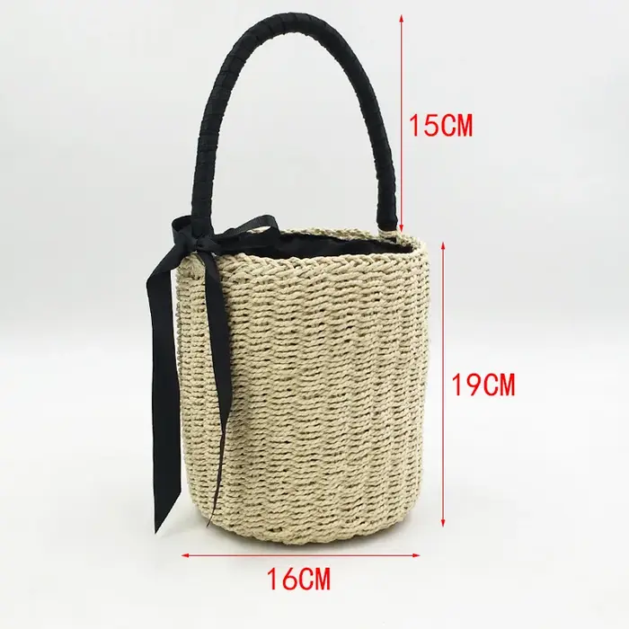 Sac à main en paille fait à la main pour femmes