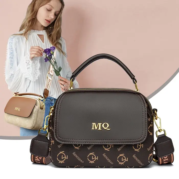 Petit sac à main de luxe en cuir PU pour femmes, petit sac à main de bonne qualité, couleur unie quotidienne, sacs à bandoulière Vintage