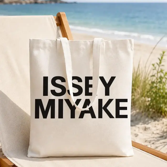 Sacs de rangement de marque I-ISSEY M-MIYAKE, sac en toile pour femmes, sac fourre-tout de grande capacité, sac à bandoulière pour le shopping et l'école