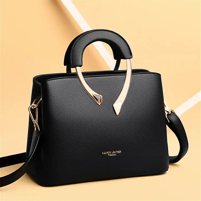 VANDERWAH véritable haute qualité en cuir fourre-tout décontracté sacs à main de luxe femmes