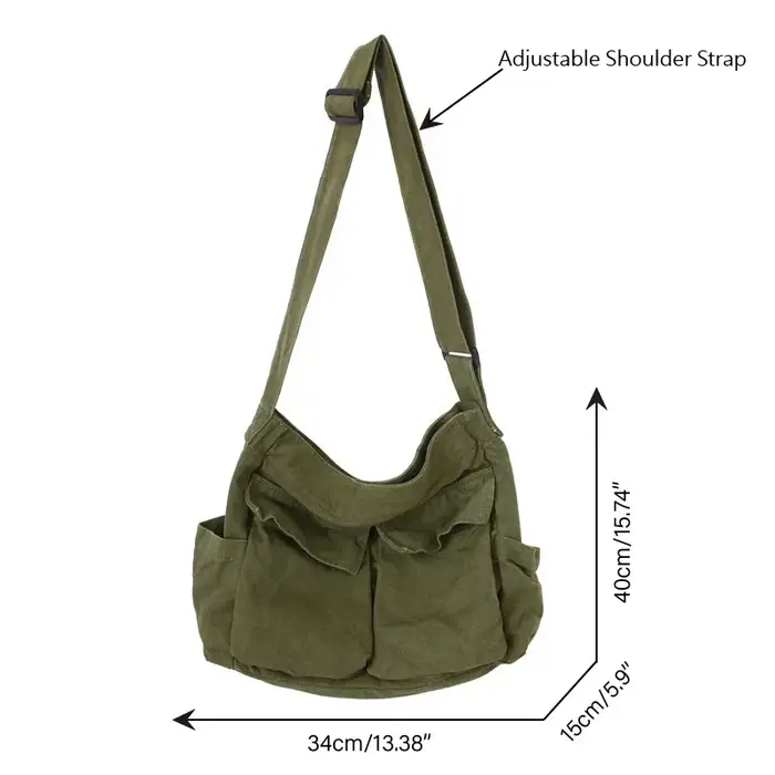 Sac à main en toile pour adolescentes et femmes