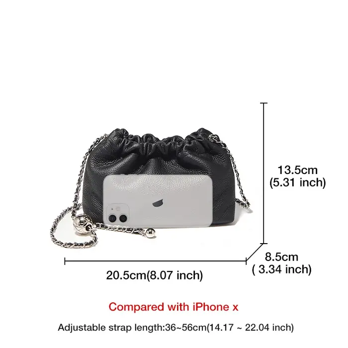 Sac bandoulière chic et compact FOXER 2026 pour femme en cuir véritable, mini sac à bandoulière tend