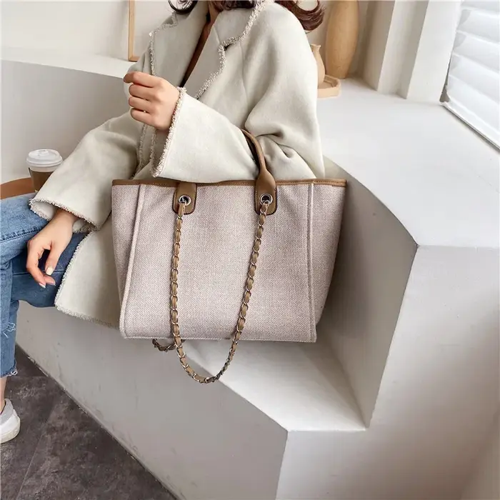 Sac à main en toile Simple pour femmes