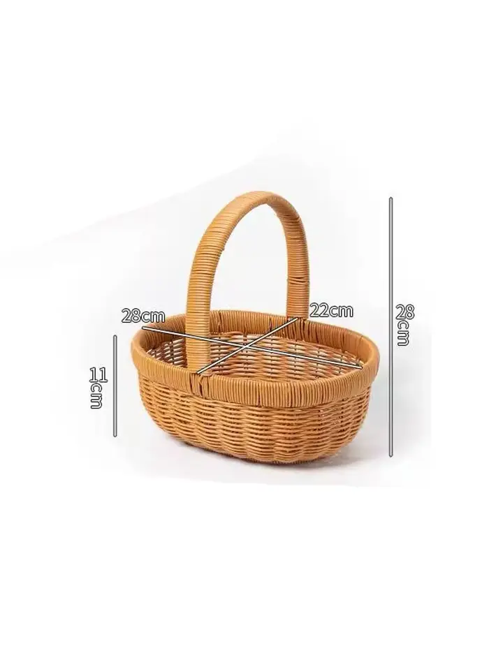 Panier fourre-tout tissé à la main