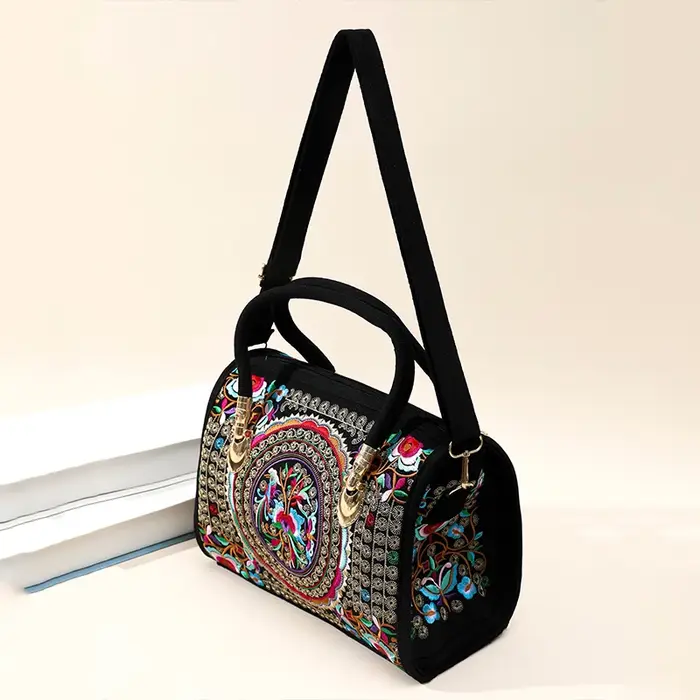 Sac à main rétro brodé bohème pour femmes