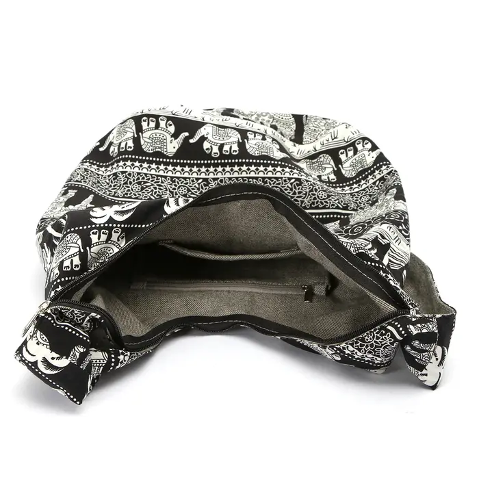 Sac à main bohémien en coton et lin pour femmes