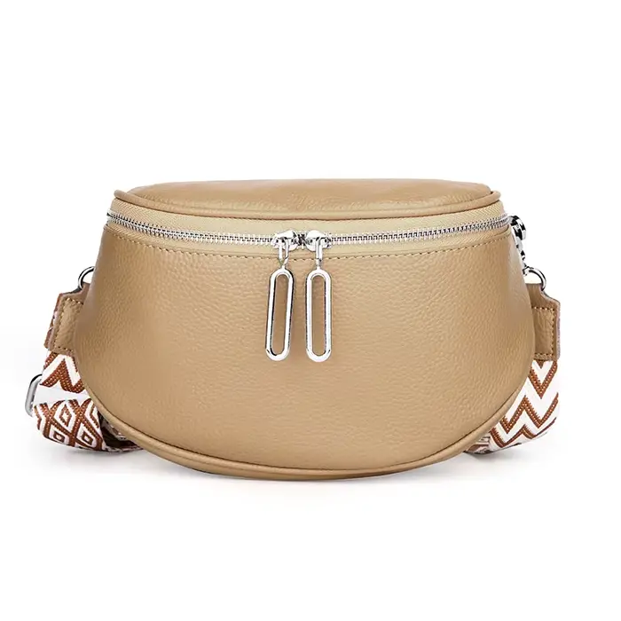 Sac fourre-tout en cuir véritable pour femme