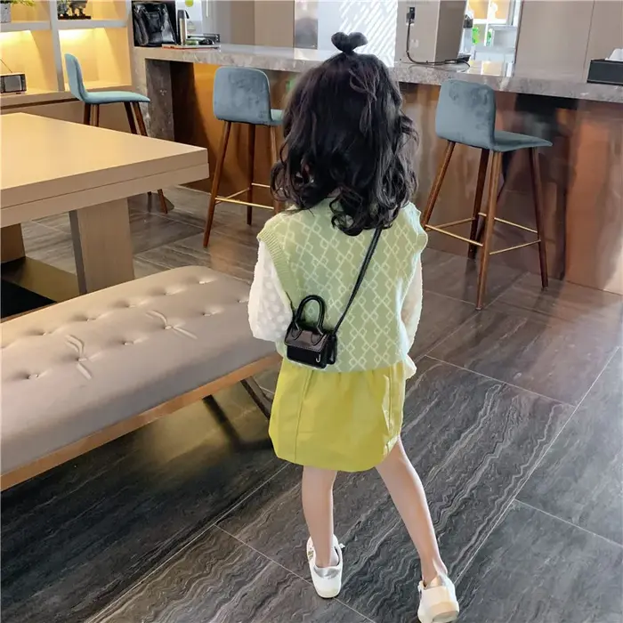 Mini sac à main en cuir PU pour enfants
