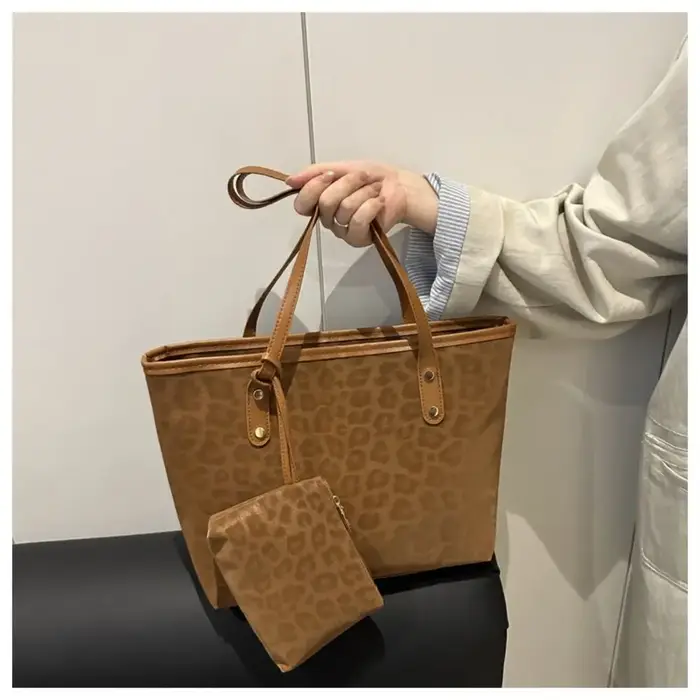 Sac fourre-tout Vintage imprimé léopard pour femmes