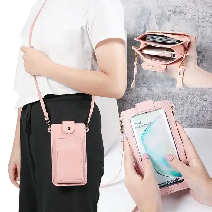 Sac à bandoulière pour téléphone portable pour femmes et filles