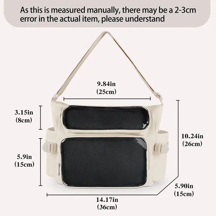 Sac Ita avec insert de fond transparent Buylor pour femme