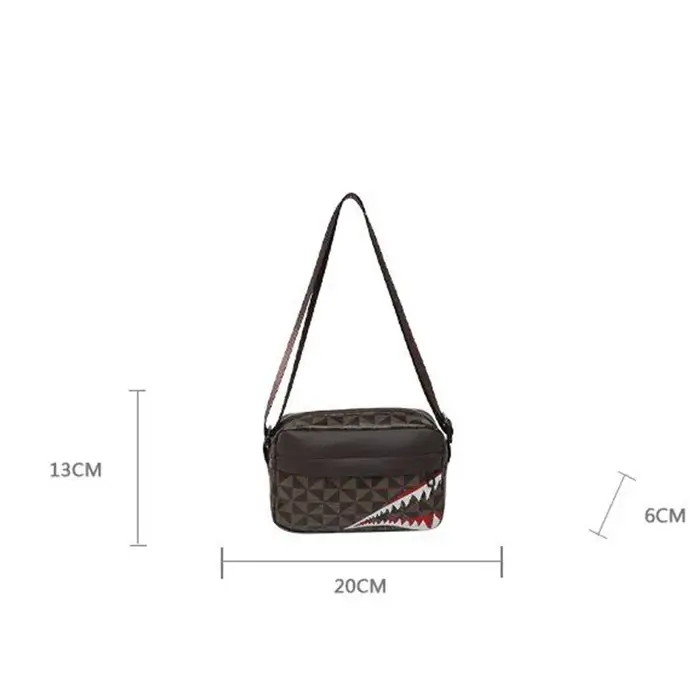 Sac à bandoulière créatif bouche de requin