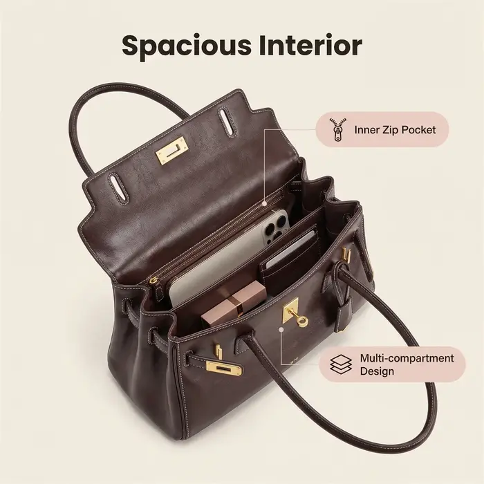 Nouveau sac à main en cuir souple pour femme JW PEI, tendance, avec boucle de verrouillage, petit de