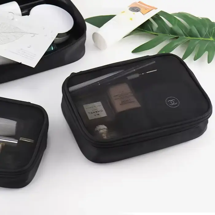 Sac de maquillage noir pour femmes