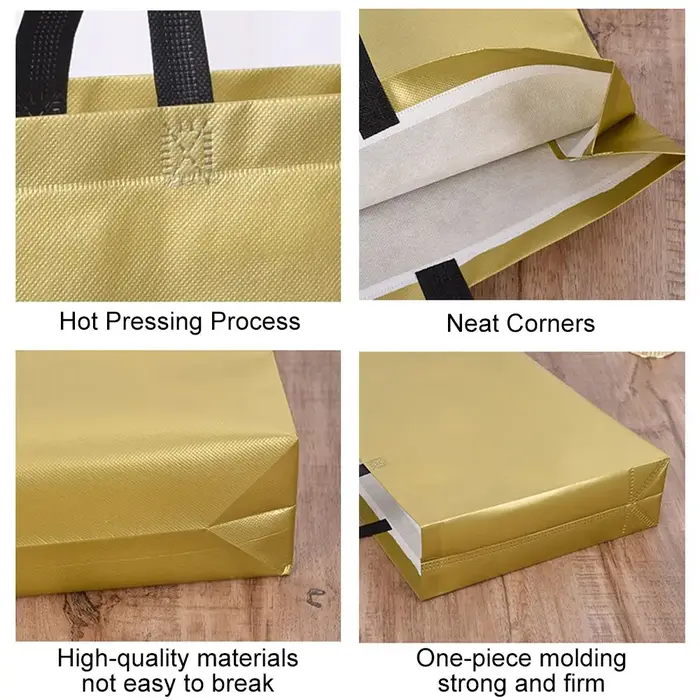 Sac d'épicerie écologique Durable vert bleu résistant à l'eau