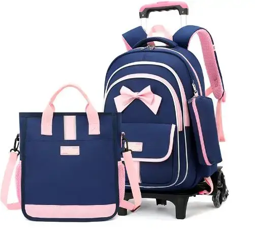 Sac à dos à roulettes pour filles