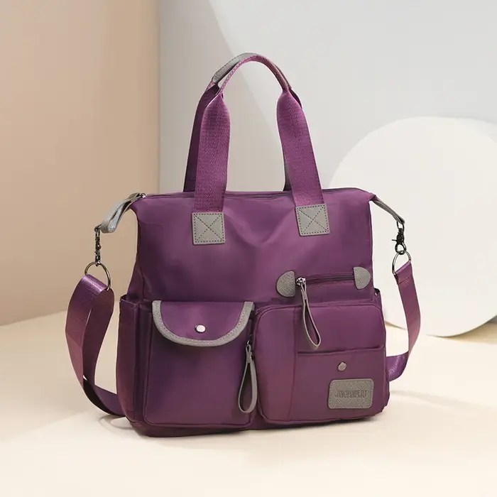 Nouveau dames sac fourre-tout mode Nylon imperméable à l'eau décontracté épaule momie sac grande capacité femmes messager sacs à main