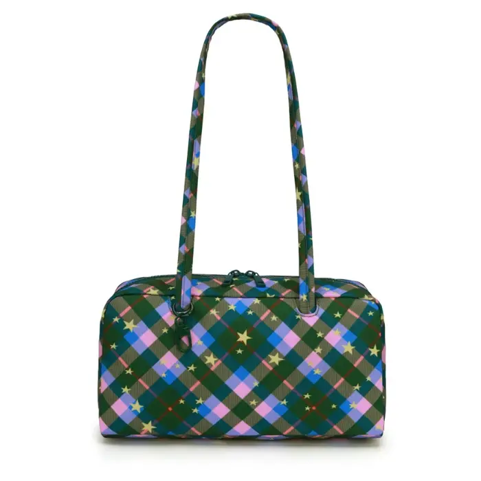 Sac à bandoulière en nylon à pois imprimé léopard