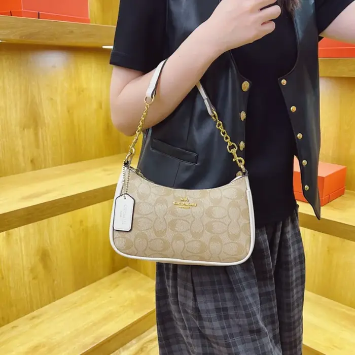 Sac à main vintage en cuir haut de gamme