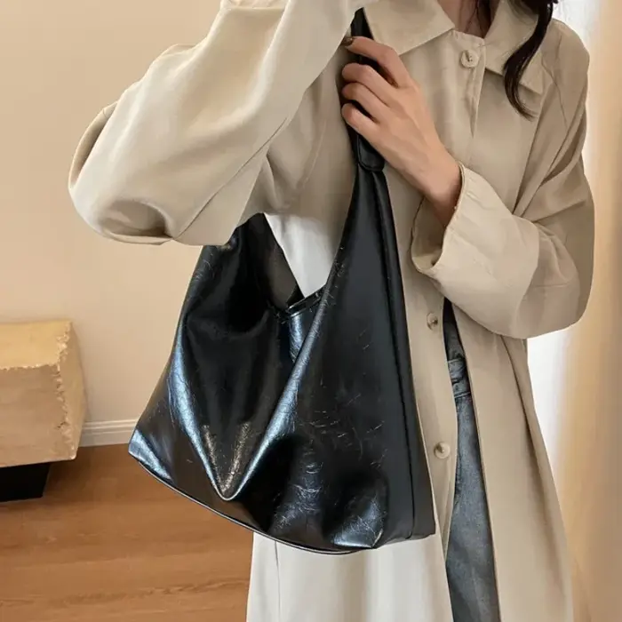 Sac rouge de grande capacité pour femmes
