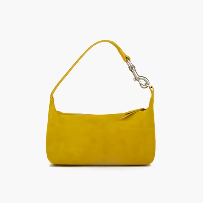 Donna-in – sac à main Hobo en daim naturel pour femmes, sac à bandoulière en cuir de mouton véritabl
