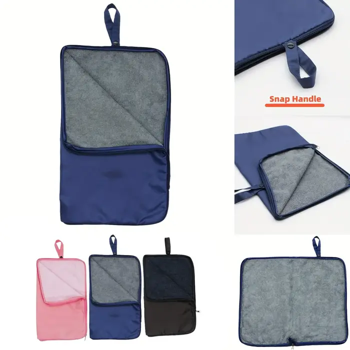 Sac de plage compact avec fermeture éclair