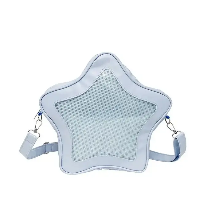 Sac Ita Kawaii en forme d'étoile, thème Anime, à porter en bandoulière pour le cosplay et les sortie