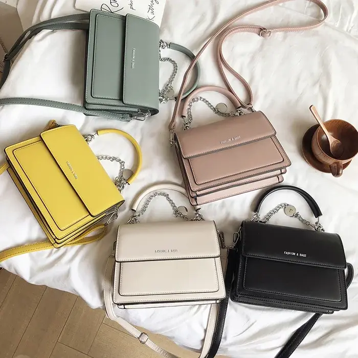 Sac à bandoulière de luxe en PU pour femmes