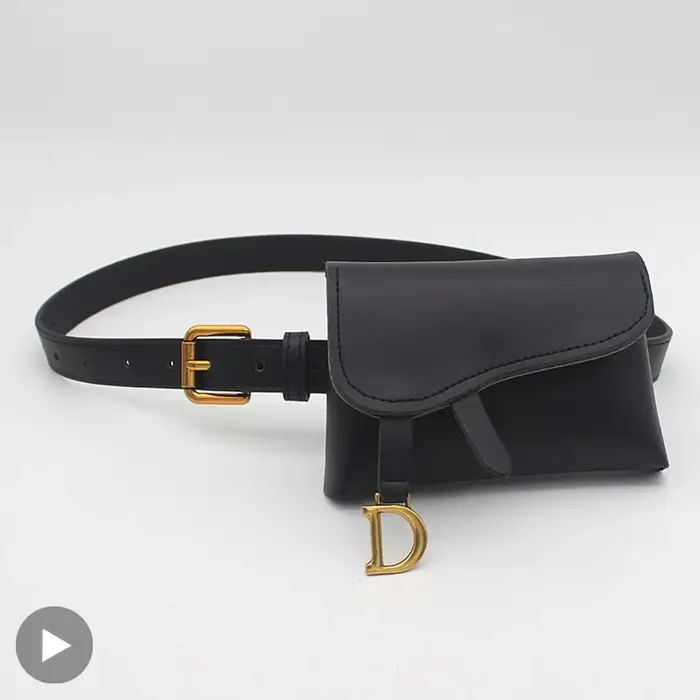 Femmes sac femme taille Fanny Pack ceinture Bum hanche ventre pour PU cuir sac à main kangourou dame banane