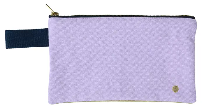 Pochette anse Tricolo Lilas ananas 14 x 24