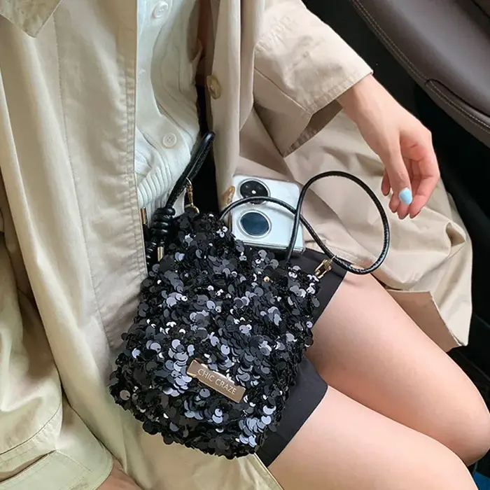 Mini Sacs à Bandoulière à Paillettes pour Femmes 2026 – Nouveaux