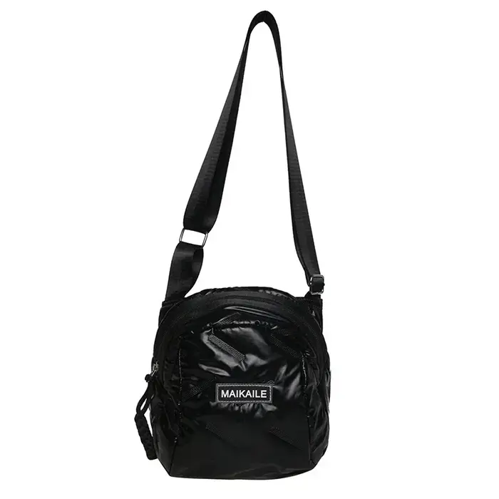 Sacs à bandoulière en PU solide avec fermeture éclair pour femmes, sacs à compartiment intérieur à l