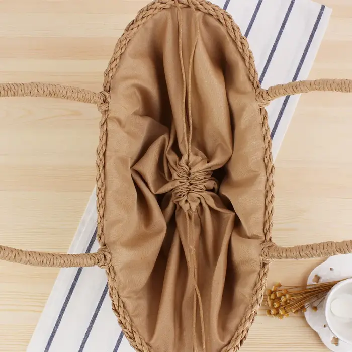 Sac à main bohème en paille pour femmes