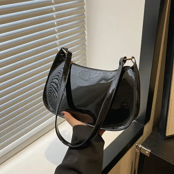 Sac sous les bras rétro en cuir PU pour femmes, sacs à main Hobos décontractés, sacs à main pour dam