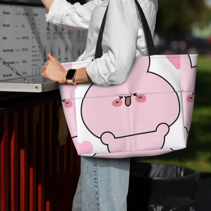 Sac fourre-tout de plage Fun Asamimichaan Cute Asamimi