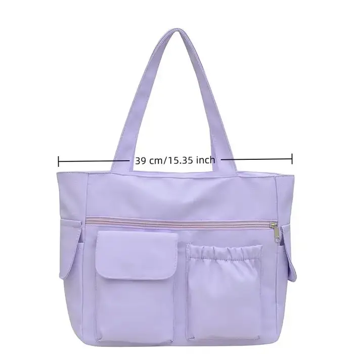 Sac fourre-tout de couleur unie