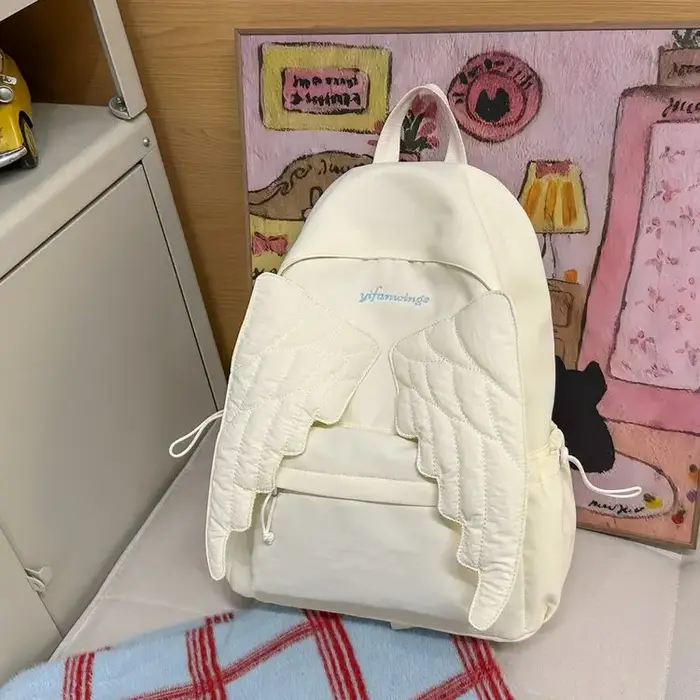 Sac à dos en nylon Sweet Wings pour femmes
