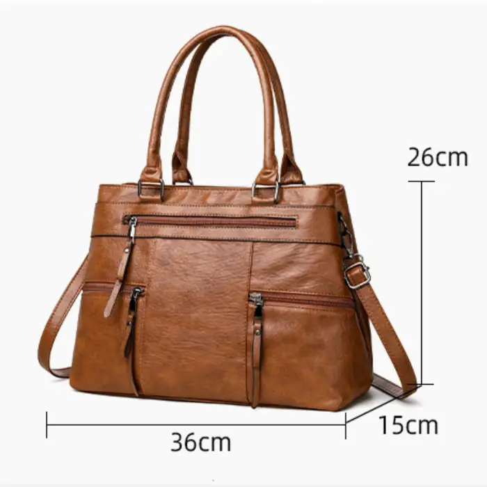 Sac à main élégant pour femmes de haute qualité en cuir sacs à poignée supérieure sac