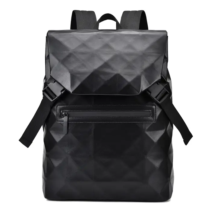 Sac à dos à motif géométrique pour hommes, sac à dos décontracté résistant à l'eau, sac de voyage de