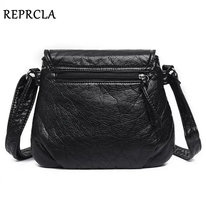 REPRCLA marque concepteur femmes sacs de messager bandoulière souple en cuir PU sac