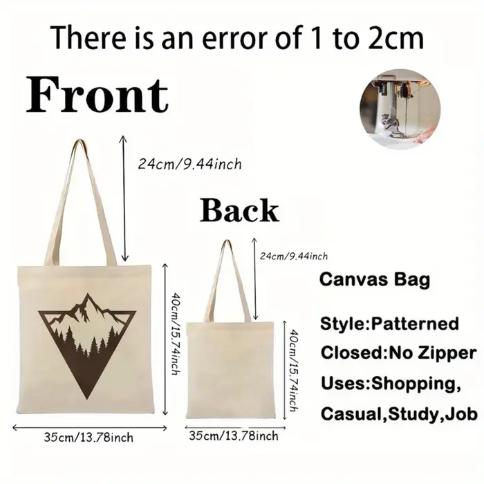 Sac fourre-tout en toile
