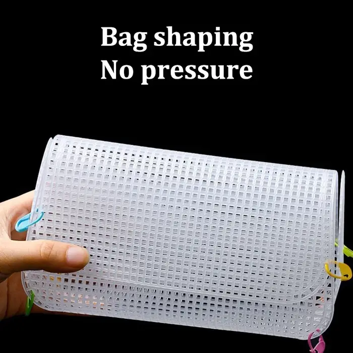 Kit de sac à main Transparent en toile plastique maille
