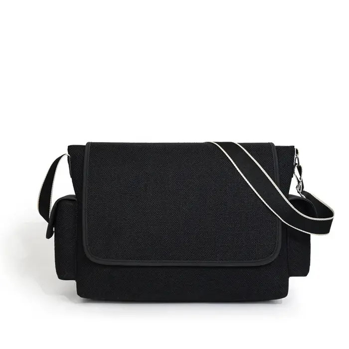 Sac à bandoulière en toile de grande capacité pour femme, sac messager pour étudiant, salle d'irrita